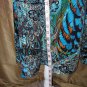 N.W.T Bluw Print Full Elastic Waistband Skirt Size 1X