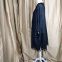 New Directions. Black Striped Open Knit  Buttonless Tassel Hem Kimono Size 2X
