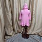 Gymboree Pink Ruffled Detail Zip Hooded Swim Cover Size 6- 12 Months