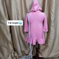 Gymboree Pink Ruffled Detail Zip Hooded Swim Cover Size 6- 12 Months