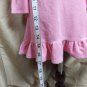 Gymboree Pink Ruffled Detail Zip Hooded Swim Cover Size 6- 12 Months