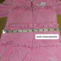 Gymboree Pink Ruffled Detail Zip Hooded Swim Cover Size 6- 12 Months