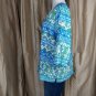 Westbound White & Blue Print Cotton Tunic Top Size 3X