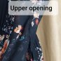 Story On Black Floral Cut Out Sleeves Side Splits Maxi Dress Size S