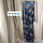 Story On Black Floral Cut Out Sleeves Side Splits Maxi Dress Size S
