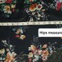 Story On Black Floral Cut Out Sleeves Side Splits Maxi Dress Size S