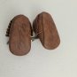 Baby Brown Soft Bottom Detail Shoes Size 0-3 Mos