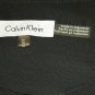 Clavin Klein Black Logo Zip Neckline Cold Shoulder Top Size  M