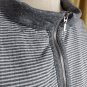 Chico's Size 3 Shades Of Gray Zip , Pockets Jacket