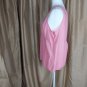 Talbots Pink Cotten Side Zip Tank Top Size M
