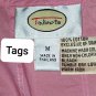 Talbots Pink Cotten Side Zip Tank Top Size M