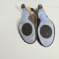 Bobbi Blu Brown Retro Style Patchwork Flowers With Button Centers Scallop...