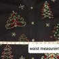 Lemon Grass Black Knit Christmas Jeweled Button Down Cardigan Size XL