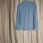 Calvin Klein Jeans Gray 100% Cotton Hidden Button Shirt Size M