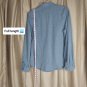 Calvin Klein Jeans Gray 100% Cotton Hidden Button Shirt Size M