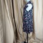 Ann Taylor LOFT Black Floral Print Ruffled Sleeves Slip On Dress Size S