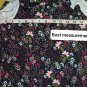 Ann Taylor LOFT Black Floral Print Ruffled Sleeves Slip On Dress Size S