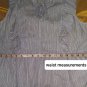 Loft Blue & White Striped Cotton Ruffled Detail Top Size S