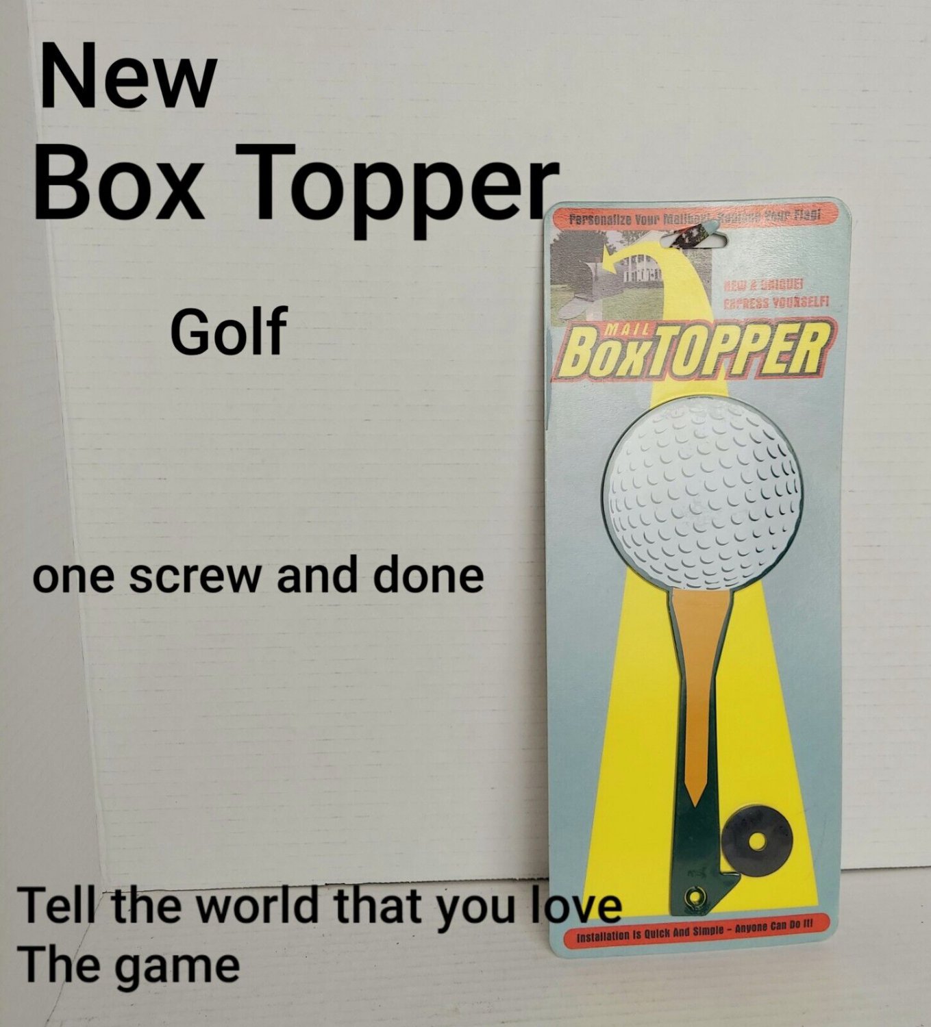 New Sealed Golf Mailbox Flag Replacement