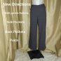 New Directions Side Buttons Front / Back Pockets Hig Waist Pants Size 10P