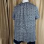 Crify & Barrow Black And White Print Top Size 1X