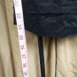 Talbots Black 100% Linen Fringe Detail Back Zip Dress Size 6p