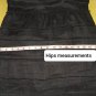 Talbots Black 100% Linen Fringe Detail Back Zip Dress Size 6p