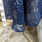 a.n.a Navy Blue Floral Print Pockets High Low Dress Size M