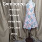Gymboree Pink Floral Patchwork Print Ruffled Hem Cotton Dress Size 5