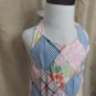 Gymboree Pink Floral Patchwork Print Ruffled Hem Cotton Dress Size 5