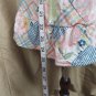 Gymboree Pink Floral Patchwork Print Ruffled Hem Cotton Dress Size 5