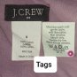 J.crew Purple Cotton Side Pockets Detail Dress Size 8.