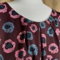 Loft Outlet Plum Purple Floral Print Sleeveless Top Size M