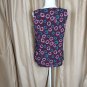 Loft Outlet Plum Purple Floral Print Sleeveless Top Size M