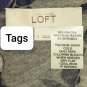 Ann Taylor LOFT Gray & Blue Floral Print Sleeveless Tee Shirt Dress Size S