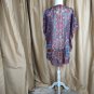 Rue21 Red Print Buttonless Shirt Kimono Size S