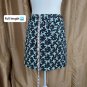 Ann Taylor LOFT Black Print Pockets Jean Skirt Size 6P