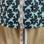 Ann Taylor LOFT Black Print Pockets Jean Skirt Size 6P
