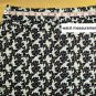Ann Taylor LOFT Black Print Pockets Jean Skirt Size 6P