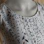 Rachel Zoe 100% Linen Side Pockets Beige Floral Print Shift Dress Size XS