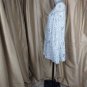 Rachel Zoe 100% Linen Side Pockets Beige Floral Print Shift Dress Size XS