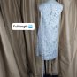 Rachel Zoe 100% Linen Side Pockets Beige Floral Print Shift Dress Size XS