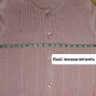 Croft & Barrow Pink Cable Knit Button Down Cardigan Size S