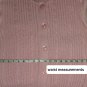 Croft & Barrow Pink Cable Knit Button Down Cardigan Size S