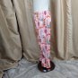 Matilda Jane Pink Paris Print Cotton Blend Elastic Waistband Ruffled Hem...