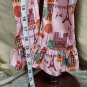 Matilda Jane Pink Paris Print Cotton Blend Elastic Waistband Ruffled Hem...