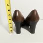 Candies Vintage Brown Detail Side Button  Heels Size 9M