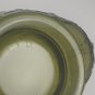 Vtg 1975 FTD Green Glass Leaf Footed Florist Vase, Candy Dish, Soap Dish ...
