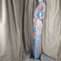 Cato Blue & Peach Tie Dye 100% Cotton Maxi Dress Size S