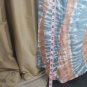 Cato Blue & Peach Tie Dye 100% Cotton Maxi Dress Size S